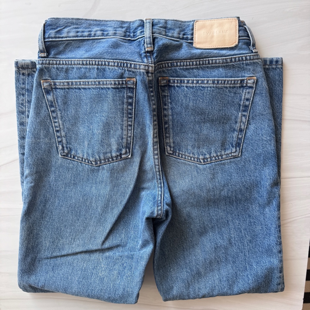Everlane 90’s Cheeky Denim Jean Sz 25 Crop - Picture 8 of 13